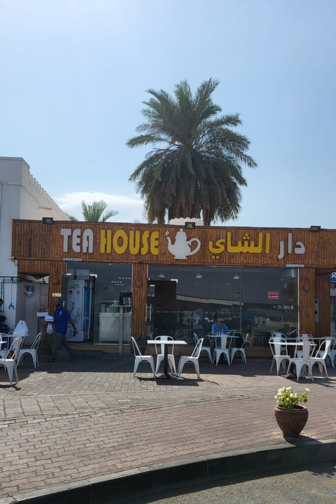 Tea House in Muscat, Oman is the perfect place for good brunch and breakfast food at a good price.